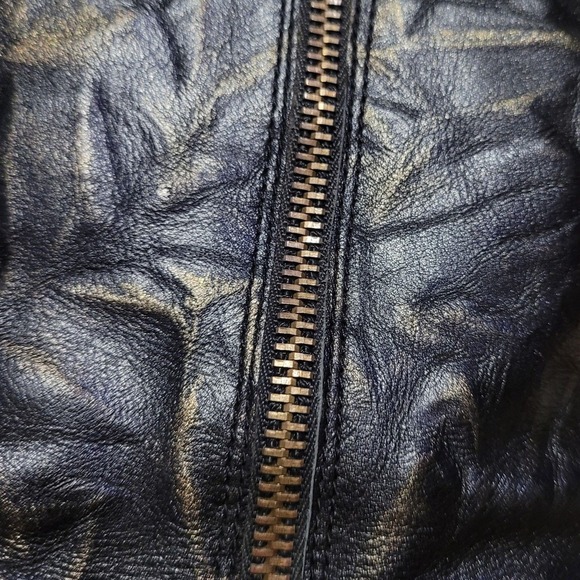 Gee WaWa Anthropologie Distressed Black & Gold Lava Ankle Boots Boho Steampunk - Picture 11 of 11